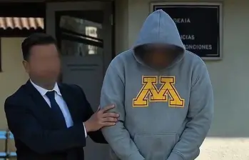 En Chile capturaron a Jhon Camilo Flórez Moreno, conocido con el alias de Ñoño. FOTO: Policía Nacional 