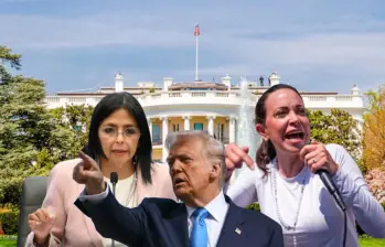 Rodríguez habría adelantado una especie de delegación diplomática cuasi-ilegal. FOTO: CASA BLANCA Y AFP