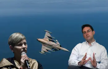 Verónica Alcocer, primera Dama y el exsecretario de Transparencia, Camilo Enciso. Foto: Colprensa