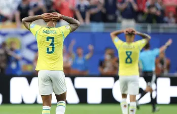 La defensa de Brasil recibió goles en cinco partidos consecutivos antes de enfrentar a Haití y Escocia. Foto: Xinhua