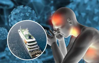 MV Hondius, el crucero donde un brote de hantavirus dejó tres muertos en medio de su travesía por el Atlántico. Foto: AFP / Magnific