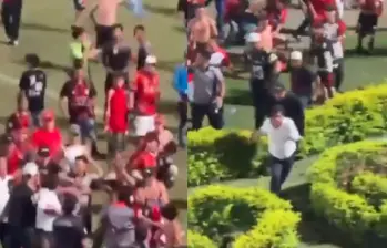 José Augusto Cadena ha sido el presidente del Cúcuta Deportivo en la última década. A pesar del ascenso, los hinchas motilones aún tienen una mala percepción del directivo. Fotos: Captura de video redes sociales 