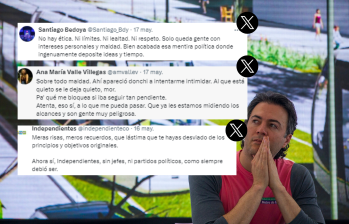 Exmiembros del equipo de Daniel Quintero se le fueron en contra después de que el partido Independientes se quedara sin personería jurídica. FOTO: EL COLOMBIANO