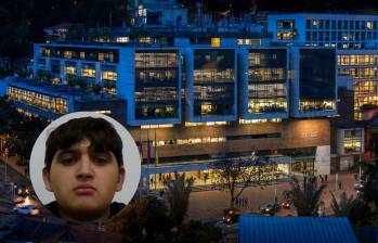 Edificio Mario Lacerna de la Universidad de Los Andes y Jaime Esteban Moreno. Fotos: Colprensa - redes sociales