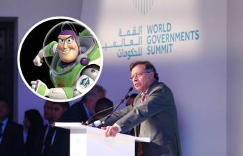 Petro hizo referencia a una frase de un personaje de Disney para hablar sobre inteligencia artificial, es la segunda vez que recurre a esta cita en medio de una de sus intervenciones. FOTOS: Presidencia y redes sociales