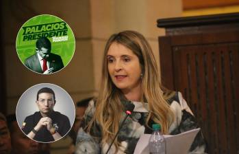 Valencia inscribió su campaña en la mañana de este viernes 13 junto a Juan Daniel Oviedo. FOTO: SENADO Y REDES SOCIALES