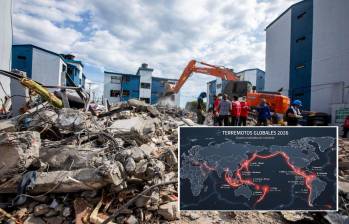 En el 2026 se han presentado 13 grandes terremotos en el mundo, siendo uno de ellos en Colombia. Foto: Julio Herrera e imagen creada con inteligencia artificial.