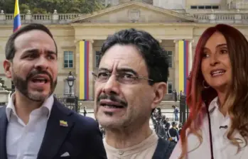 Los tres punteros siguen distanciados del resto de candidatos. Foto: Colprensa.