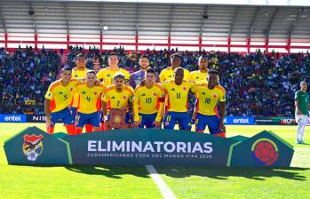 La Selección Colombia perdió 1-0 ante Bolivia en el estadio de ‘El Alto’ por la fecha 9 de las Eliminatorias al Mundial. FOTO: FCF 