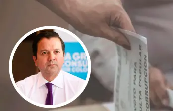 El exministro aprovechó para criticar los discursos extremos y plantear una agenda más amplia sobre seguridad, economía y consensos para el país. FOTO: CORTESÍA/COLPRENSA