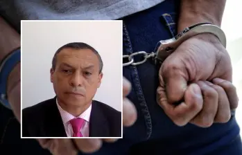 El general (r) Yuber Armando Aranguren fue condenado a 40 meses de prisión y la Corte Suprema le negó la casa por cárcel. FOTO: CAPTURA VIDEO AUDIENCIA Y COLPRENSA