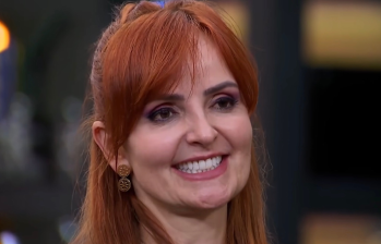 Martha Restrepo se despidió de Master Chef Celebrity Colombia el lunes 5 de octubre. FOTO: Captura de transmisión Canal RCN