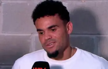 Luis Díaz habló antes del partido entre Barranquilla y Junior. FOTO: Captura de vídeo