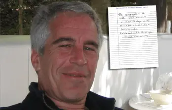 Uun juez estadounidense publicó la carta que habría sido escrita por Epstein semanas previas a su muerte en una cárcel de Nueva York. FOTO AFP