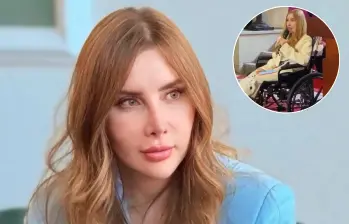 La ministra de Comercio, Diana Marcela Morales, apareció en silla de ruedas y generó preocupación. FOTO: Ministerio de Comercio 