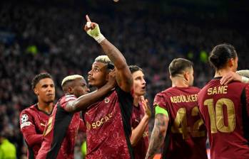 El Galatasaray del colombiano Dávinson Sánchez goleó como visitante ante el Ajax de Amsterdam, por La Champions League. FOTO GETTY 