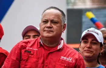 Diosdado Cabello hizo el comentario durante la emisión de su programa Con el Mazo Dando de la televisión estatal venezolana. FOTO: Getty