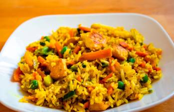 El arroz con pollo con el que se intoxicaron los afectados fue servido durante una actividad escolar en el Centro de Desarrollo Infantil (CDI) Arcoíris de Sueños. FOTO Pixabay