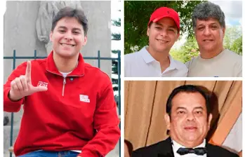 El senador electo es hijo de Camilo Torres (arriba a la derecha), hermano del megacontratista Euclides Torres (abajo) y exalcalde del municipio de Puerto Colombia. FOTO: ARCHIVO PARTICULAR-FACEBOOK