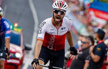 Jesus Herrada ganó la etapa 11 de la Vuelta España. FOTO X @Lavuelta