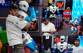 El robot adquirido por Westcol será una de las novedades de la quinta edición de Stream Fighters. FOTOS CORTESÍA