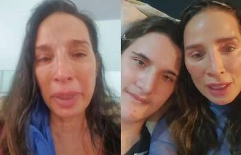 Momentos en los que, por medio de videos en redes sociales, Luly Bossa compartió información sobre el estado de su hijo. FOTO: CAPTURAS VIDEO INSTAGRAM LULY BOSSA