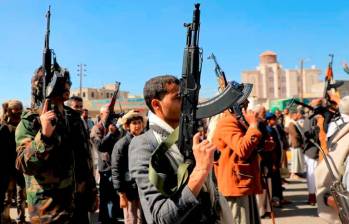 Los hutíes o huzíes son un grupo insurgente que opera en Yemen. FOTO: AFP