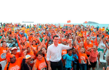 El partido Fuerza Ciudadana estaba a la cabeza del exgobernador Carlos Caicedo. FOTO: Colprensa 