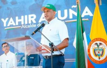 Al alcalde de Sincelejo, Yahir Acuña, en polémica por pedir permiso para irse al mundial. Foto: Colprensa