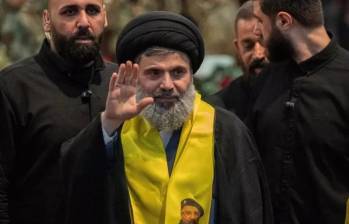 Hashem Safieddine, quien se perfilaba como sucesor de Hasan Nasrallah, fue abatido junto a otros comandantes de Hezbolá en un bombardeo hace unas tres semanas al sur de Beirut. FOTO: AFP