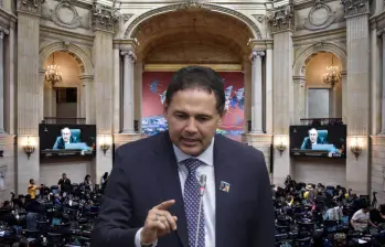Honorio Henríquez, senador del Centro Democrático, preside el Senado hasta 2027. Foto: Colprensa.