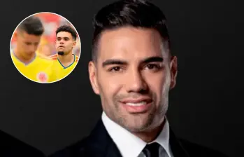 Falcao García habló sobre la eliminación de Colombia en el Mundial 2026. FOTOS: ESPN - AFP