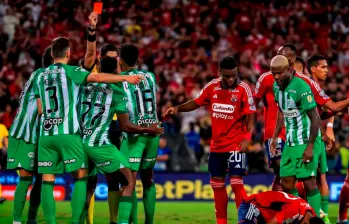 Atlético Nacional pelea por quedarse con el punto invisible en la Liga. Medellín luchará por ingresar a los cuadrangulares. FOTO: Jaime Pérez