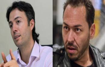 Izquierda, el exalcalde de Medellín Daniel Quintero. A la derecha, Daniel Mendoza Leal. FOTO: Tomada de redes.