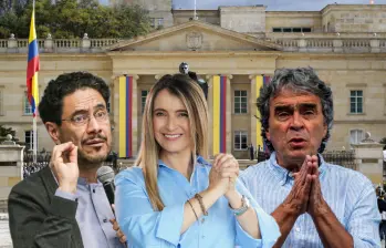 Iván Cepeda, Paloma Valencia y Sergio Fajardo sumaron respaldos importantes para sus campañas. Fotos: Colprensa y EL COLOMBIANO