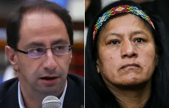 Los colombianos exigen un debate de fórmulas vicepresidenciales entre José Manuel Restrepo y Aida Quilcué. FOTOS: Colprensa 