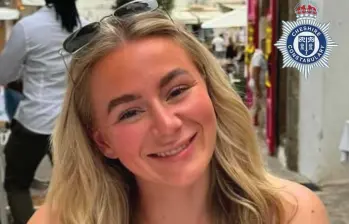 Ella era Lucy Harrison, una joven de 23 años que fue asesinada por una discusión con su padre sobre Donald Trump. FOTO: Policía de Cheshire