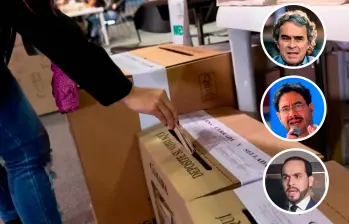 En todos los bloques políticos la mayoría dice no apoyar a ningún candidato, reflejando un panorama abierto y de alta incertidumbre electoral. FOTO: REGISTRADURIA-EL COLOMBIANO-COLPRENSA