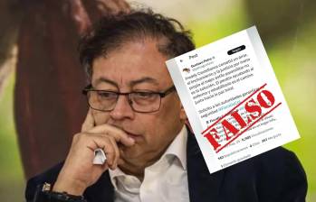 El presidente Petro nunca publicó declaraciones a favor de Freddy Castellanos. Foto: COLPRENSA/El COLOMBIANO