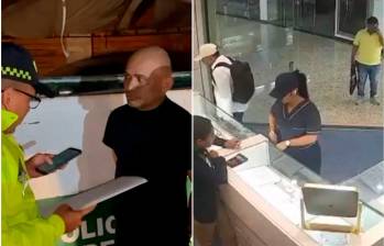 El subintendente Richard José Sierra Bravo fue capturado el viernes 5 de diciembre, una semana después del intento de asalto. FOTOS: Colprensa y captura de video 