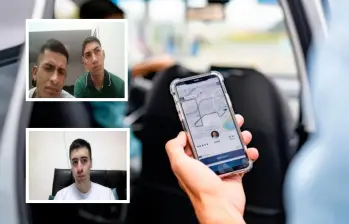 Un juez de garantías cobijó con medida de aseguramiento a tres presuntos delincuentes que tenían en jaque al gremio de transportistas virtuales en la capital. FOTO: Fiscalía General de la Nación y Getty