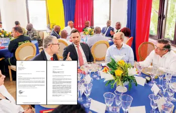 Gobierno Petro visitó Haití en julio de 2025, allí habría quedado una factura pendiente por pagar. Fotos: Presidencia y Semana