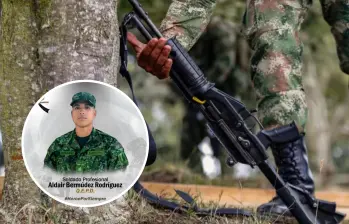 ELN atacó con drones al Ejército en Tibú: murió el soldado Aldair Bermúdez y siete militares resultaron heridos