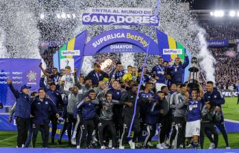 Millonarios logró un gran botín económico al quedarse con el título de la Superliga. FOTO COLPRENSA 