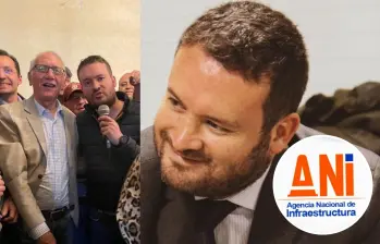 Andrés Camilo Pardo aparece junto a Guillermo Alfonso Jaramillo, exministro de Salud del gobierno de Gustavo Petro, en una de las fotografías que generó cuestionamientos tras su llegada a la ANI. Foto: Tomada de redes sociales facebook Camilo Pardo / X @Claumarcerod