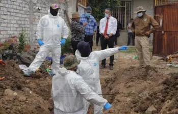 El pasado mes de mayo en otra casa abandonada, también de Irapuato, fueron localizados los restos de 17 personas. FOTO: Fiscalía General de Guanajuato