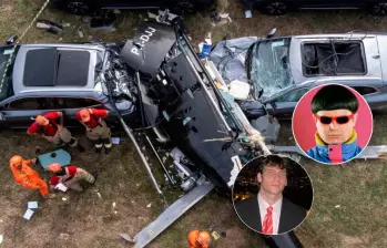El accidente ocurrió en Recreio dos Bandeirantes, barrio ubicado en la zona oeste de Río de Janeiro. FOTO: Cortesía