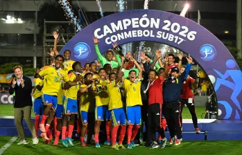En Luque, Paraguay, donde terminó este domingo la edición 21 del certamen, el elenco tricolor encontró revancha luego de perder (1-0) la final como anfitrión en 2025 ante Brasil. Foto: AFP
