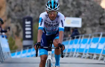 Santiago Buitrago disputa su quinta temporada en el World Tour. FOTO: Tomada de X @BHRVictorious