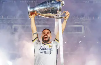 El futbolista español Daniel Carvajal fue capitán del Real Madrid en varias temporadas. Ganó seis Champions con el equipo español. Foto: Real Madrid 